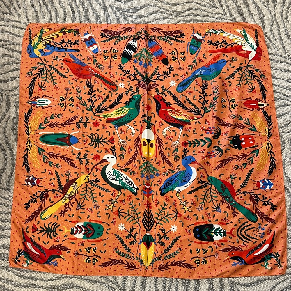 THREE Multicolored Scarves